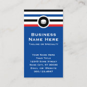 シックストライプのハンバーガー名刺 名刺 (裏面)