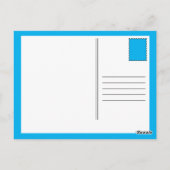 シックストライプのバルーニング葉書 ポストカード (裏面)