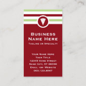 シックストライプのピッツェリア 名刺 (裏面)