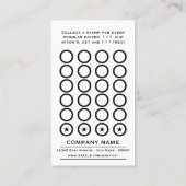 シックストライプのロイヤリティはさみ ロイヤリティカード (裏面)