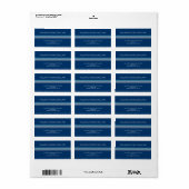 シックストライプ住所 シール (フルシート)