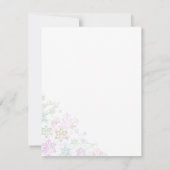 シックスノーフレークスウィート16招待状 招待状 (裏面)