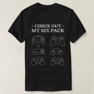 シックスパックゲーマーTシャツ Tシャツ