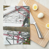 シックスフラッグ魔法マウンテン キッチンタオル (四つ折り)