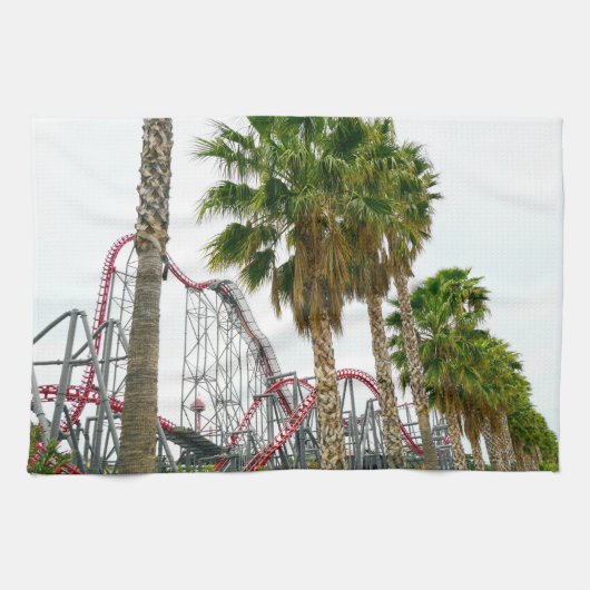 シックスフラッグ魔法マウンテン キッチンタオル (横)