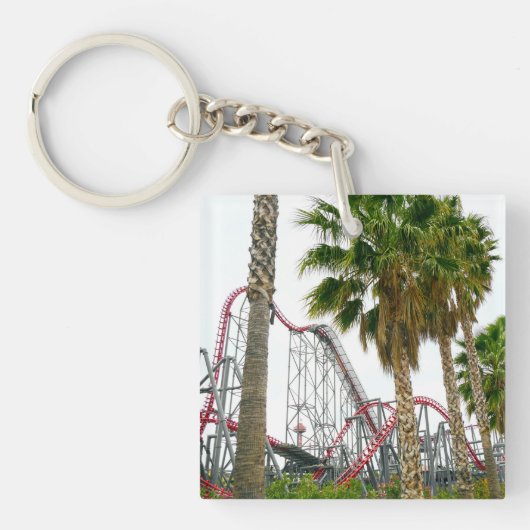 シックスフラッグ魔法マウンテン キーホルダー (正面)