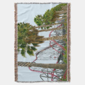 シックスフラッグ魔法マウンテン スローブランケット (正面縦)