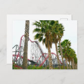 シックスフラッグ魔法マウンテン ポストカード (正面/裏面)