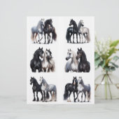 シックスペアの美しいB&Wウマフッシーカット (スタンド正面)