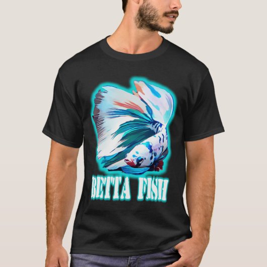 シックスラインラススズキ塩水サンゴ礁の魚セーター Tシャツ (正面)