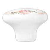 シックスワンプリンセスパステル赤面フローラ金ゴールド セラミックノブ (側面)