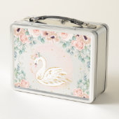 シックスワンプリンセス赤面ポピーフローラ金ゴールド メタルランチボックス (裏面)