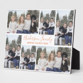 シックス写真テンプレートホワイトローズ金ゴールド フォトプラーク (側面)