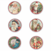 シックス違う絵を描ベタージサンタ シール (正面)