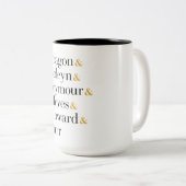 シックス・ザ・ミュージカル・クイーンズ – アンパサンドの名前Tシャツ ツートーンマグカップ (正面右)