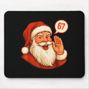 シックス セブン クリスマス 67 ミーム スラング サンタ Xmas マウスパッド