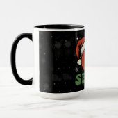 シックス セブン 67 おもしろサンタ帽子 クリスマス メメ マグカップ (左)