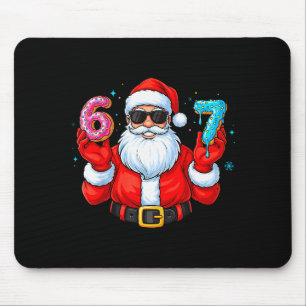 シックス セブン 67 ミーム サンタ 67 アイスクリーム ドリップ クリスマス マウスパッド