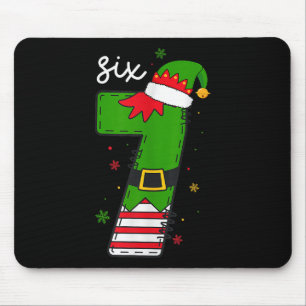 シックス セブン 6 7 メメ サンタ クリスマス 数字 67  マウスパッド