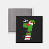 シックス セブン 6 7 メメ サンタ クリスマス 数字 67 マグネット (正面/裏面)