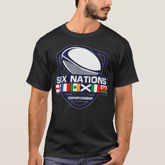 シックス・ネイションズ メンズ65 Tシャツ (正面)