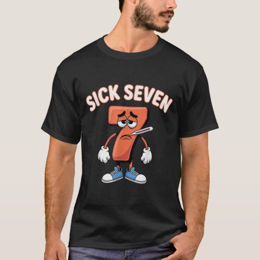 シックセブン ミーム Tシャツ シックスセブン 面白い 言葉遊び _6 (正面)