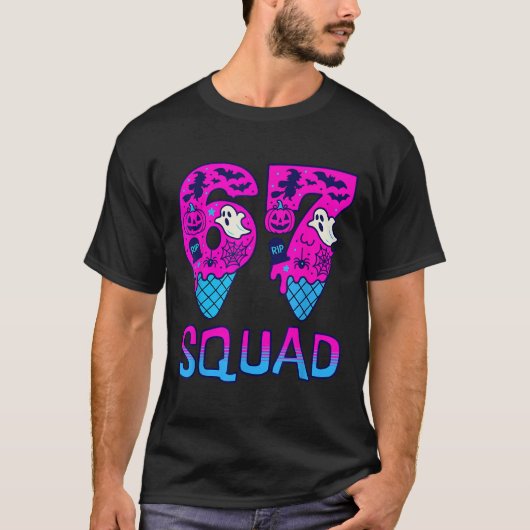 シックセブン ミームTシャツ 67 ハロウィン S Tシャツ (正面)