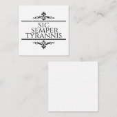 シックセンパー・ティラニス エンクロージャーカード (正面/裏面)