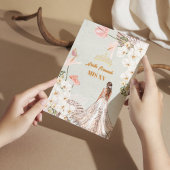 シックセージ&赤面フローラキンセアニラ招待状 招待状