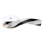 シックゼブラ印刷 サテンリボン (リール)