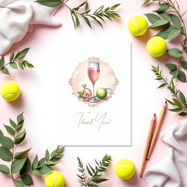 シックソーシャルクラブテニスバチェロレッテ写真 サンキューカード