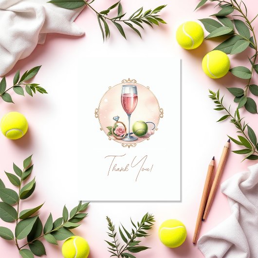 シックソーシャルクラブテニスバチェロレッテ写真 サンキューカード