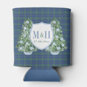 シックタイプアンドトースティフランネルタータンチェックブライダルシャワー 缶クーラー (裏面)