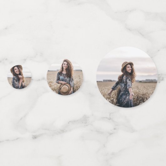 シックタイポグラフィおめでとう大学院卒業写真 コンフェッティ (裏面)