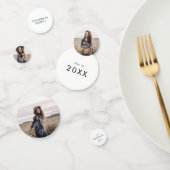 シックタイポグラフィおめでとう大学院卒業写真 コンフェッティ (グループ)