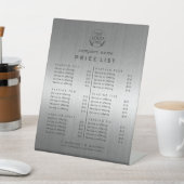 シックタイポグラフィビジネスサービスの価格表 台座サイン (インサイチュ)