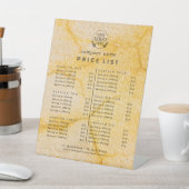 シックタイポグラフィビジネスサービスの価格表 台座サイン (インサイチュ)