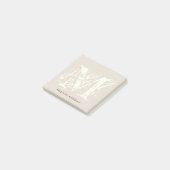 シックタイポグラフィモノグラム名 ポストイット (アングル)