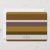 シックタイポグラフィ写真卒業 招待状 (裏面)