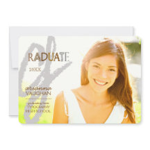 シックタイポグラフィ写真卒業