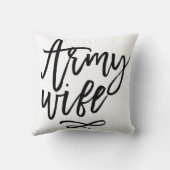 シックタイポグラフィ – 陸軍妻 クッション (裏面)