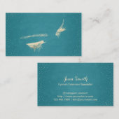 シックターコイズまつげエクステンション 名刺 (正面/裏面)