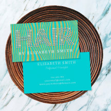 シックダイヤモンド金ゴールドティール（緑がかった色）美容師ヘアスタイリスト