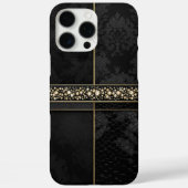 シックダマスク&金ゴールド Case-Mate iPhoneケース (裏面)