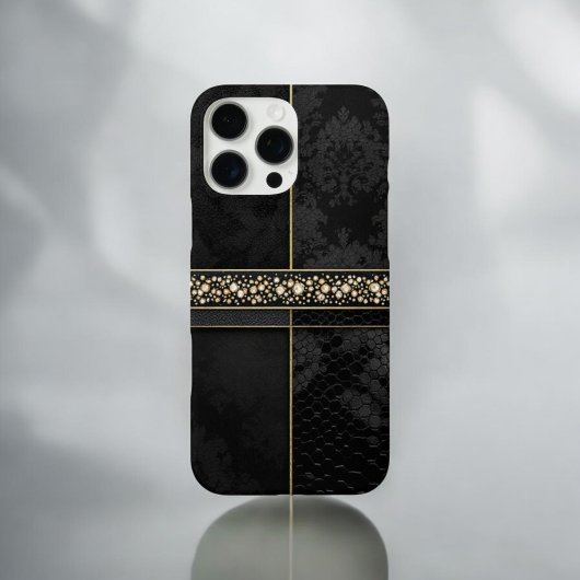 シックダマスク&金ゴールド Case-Mate iPhoneケース