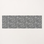 シックチータヒョウのスポットワイルドアニマルプリントグレイ ヨガマット (裏面(横))