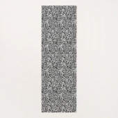 シックチータヒョウのスポットワイルドアニマルプリントグレイ ヨガマット (裏面)