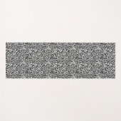 シックチータヒョウのスポットワイルドアニマルプリントグレイ ヨガマット (正面(横))