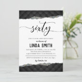 シックティダイヤモンド誕生日招待状 招待状 (スタンド正面)