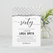 シックティダイヤモンド誕生日招待状 招待状 (スタンド正面)